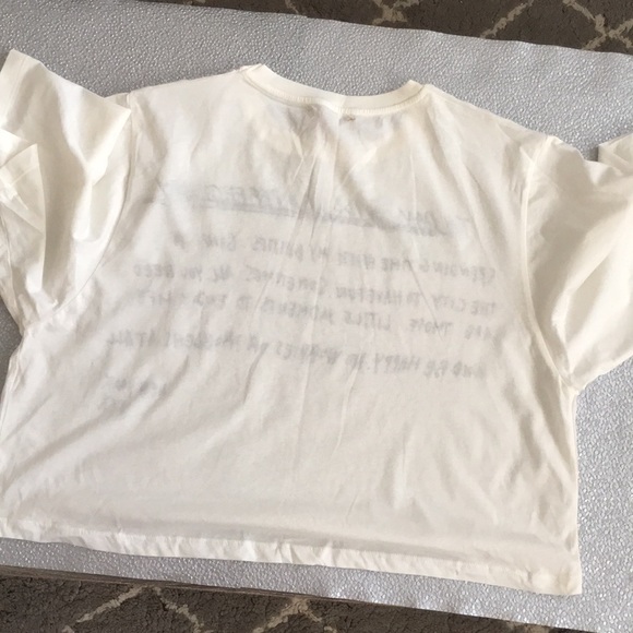 Zara Linen White T-Shirt - Picture 8 of 8